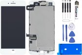Complete set Voorgemonteerd LCD Scherm voor de iPhone 7 PLUS incl.  gereedschap + tempered glass + plakstrip|Wit/White|AAA+ reparatie onderdeel