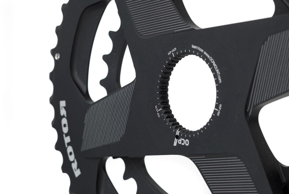 Plateau Ovale Rotor Direct Mount – 52/36 Dents – 12,5 % D’ovalidité – Alu 7075 – Noir Mat