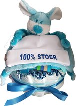 Luiertaart Stoer Jongen | Kraamcadeau jongen | Luiertaart jongen | Gratis en snel verzonden