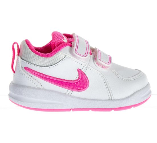 Nike Pico 4 Sneakers - Maat 27 - Meisjes - wit/roze | bol.com