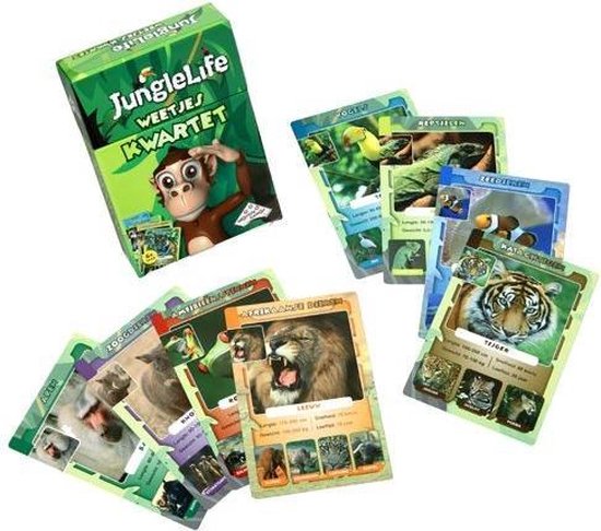 Identity Games Jungle Life Weetjes Kwartet | Games | bol.com