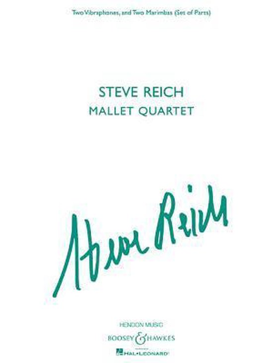Twee vibrafonen en twee marimba's (Set of Parts) van Steve Reich, Mallet Quartet