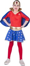 Verkleedpak superheldin jurk meisje Super Girl 152