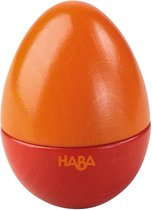 Haba Muziek-ei Hout 6,5 Cm Oranje/rood