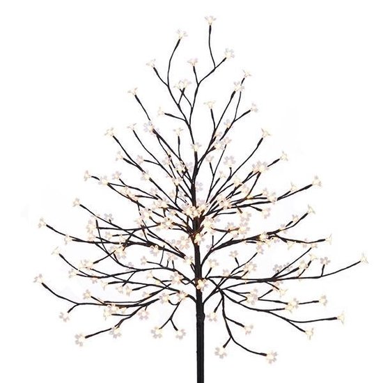 LED boom met bloesem 180 cm warm wit (180 LEDs) voor binnen en buiten |  bol.com