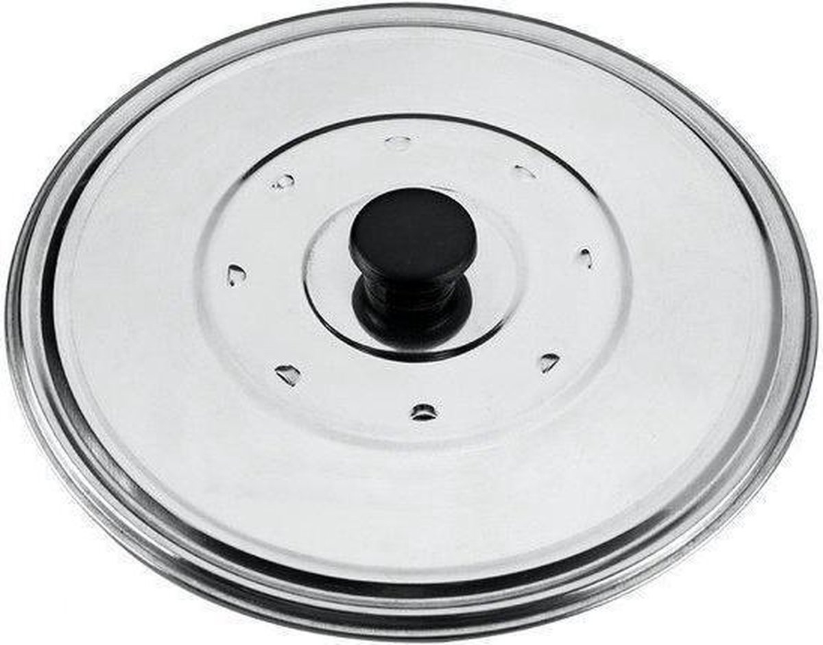 Weis 18025 Couvercle Anti-Éclaboussures En Acier Inoxydable 25 Cm - Cuisine Pratique Et Élégante