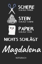 Nichts schl gt - Magdalena - Notizbuch