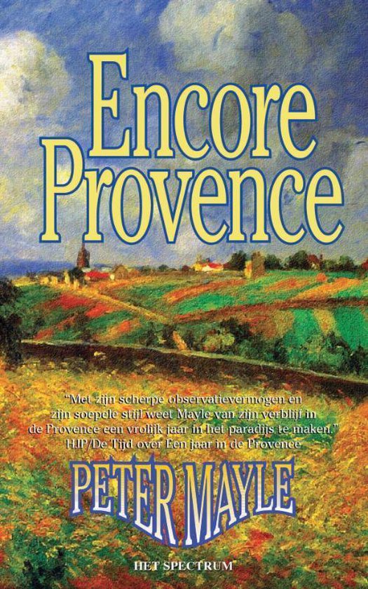 Cover van het boek 'Encore Provence' van Peter Mayle