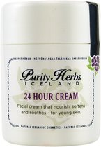 Purity Herbs 24 Urencrème - 100% natuurlijke dag- en nachtcrème met IJslandse kruiden - 50 ml pomppotje