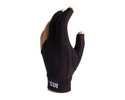IBS biljarthandschoen Gold Mesh zwart one size