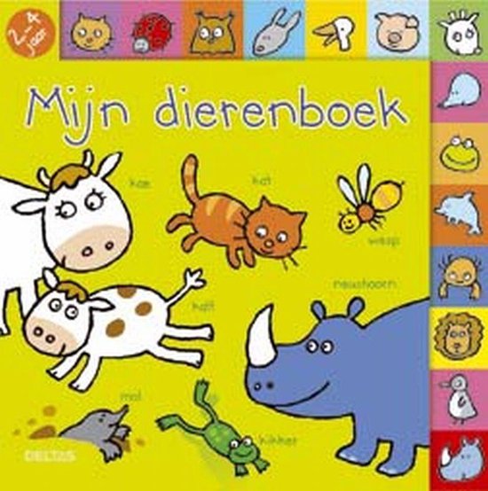 Cover van het boek 'Mijn dierenboek (2-4 jaar)'