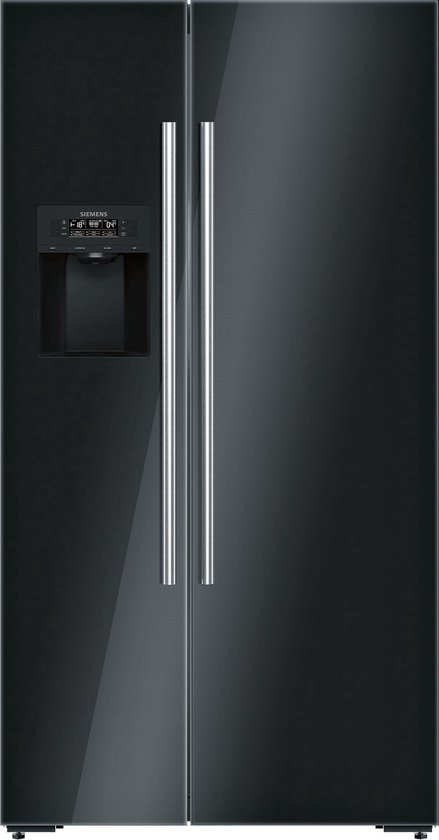 Koelkast: Siemens KA92DSB30 iQ700 - Amerikaanse koelkast - Zwart, van het merk Siemens