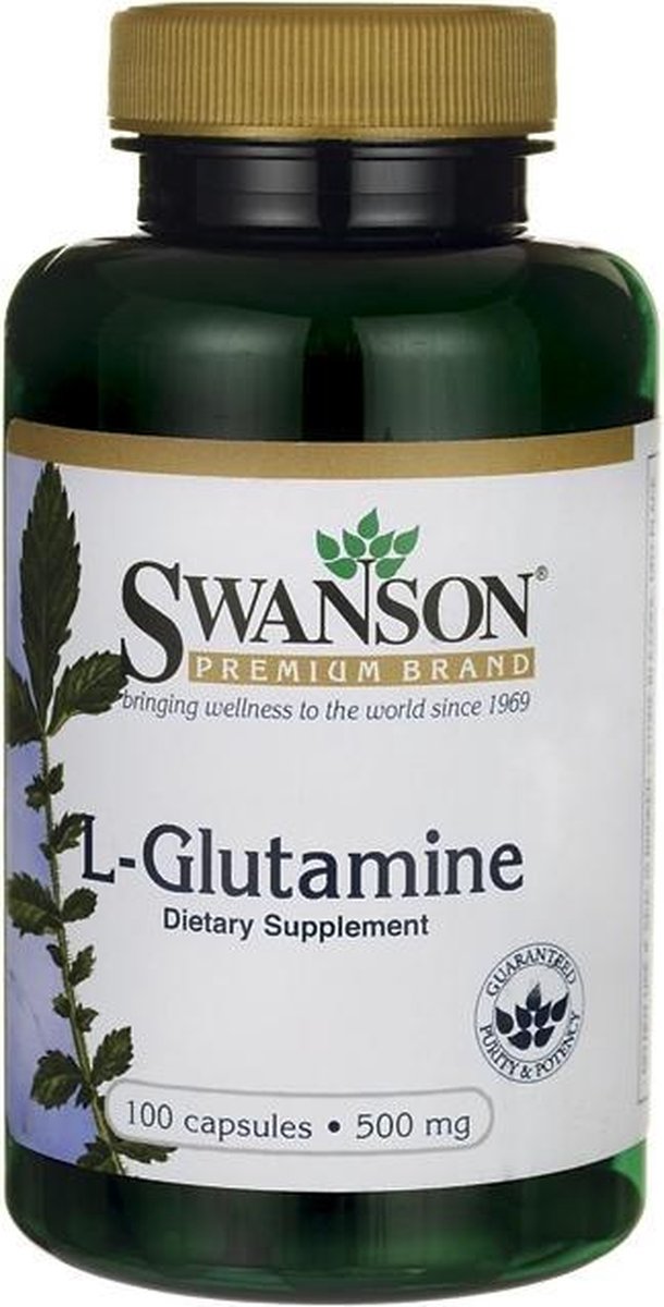 Swanson Health L-Glutamine capsules 500mg - Swanson Health