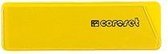 Coroset magnetische etikethouder, 100/VE, 97x30mm geel