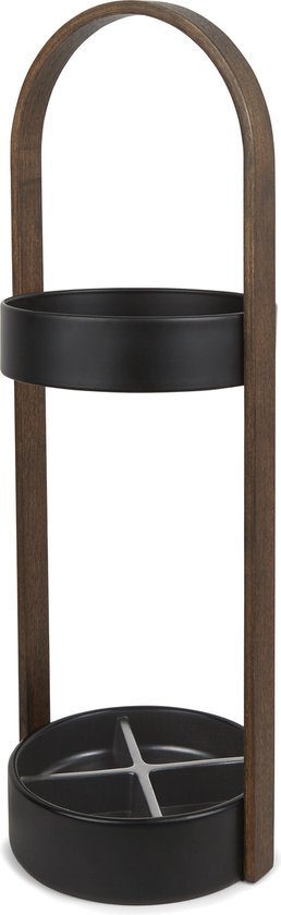 Porte-parapluie Umbra Hub - Ø22,2x68,6cm - noir / noyer