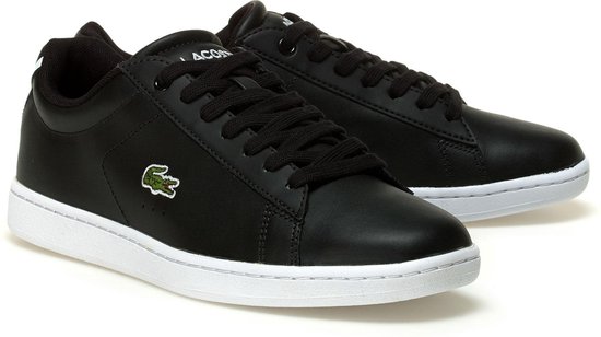 Lacoste Carnaby EVO BL 1 Sneakers - Maat 39 - Vrouwen - zwart/wit | bol.com