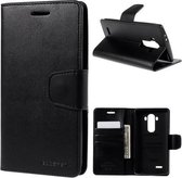 Goospery Sonata Leather case hoesje LG G4 zwart