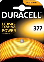 27x Duracell knoopcel Duralock 377, op blister