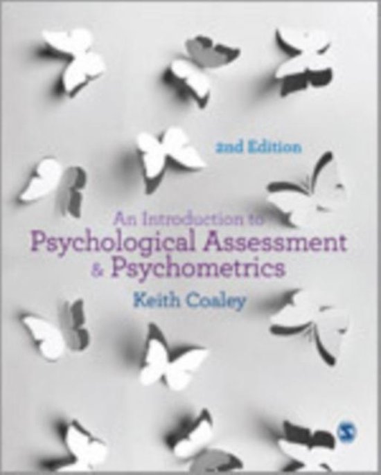 An Introduction to Psychological Assessment and Psychometric ... - cover