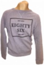 Eighty Six Ronde Hals Sweater Grijs