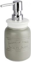 WENKO Maison zeepdispenser keramisch grijs/creme