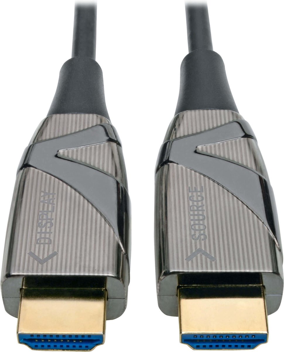 Tripp Lite P568-10M-FBR HDMI kabel HDMI Type A (Standaard) Zwart