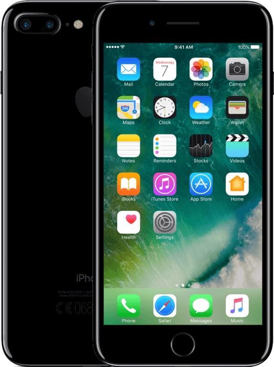 Apple iPhone 7 Plus - Refurbished door Forza - A grade (Zo goed als nieuw) - 32GB - Zwart