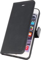 Zwart Rico Vitello Echt Leren Bookstyle Wallet Hoesje voor iPhone 7 Plus / 8 Plus