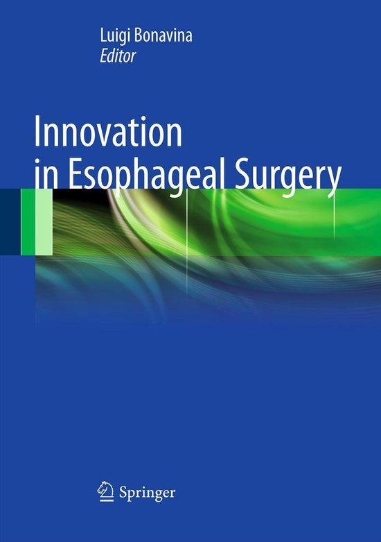 Innovation in Esophageal Surgery - cover