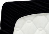 Briljant Home Hoeslaken Percal voor Topper 80 x 200 - Zwart
