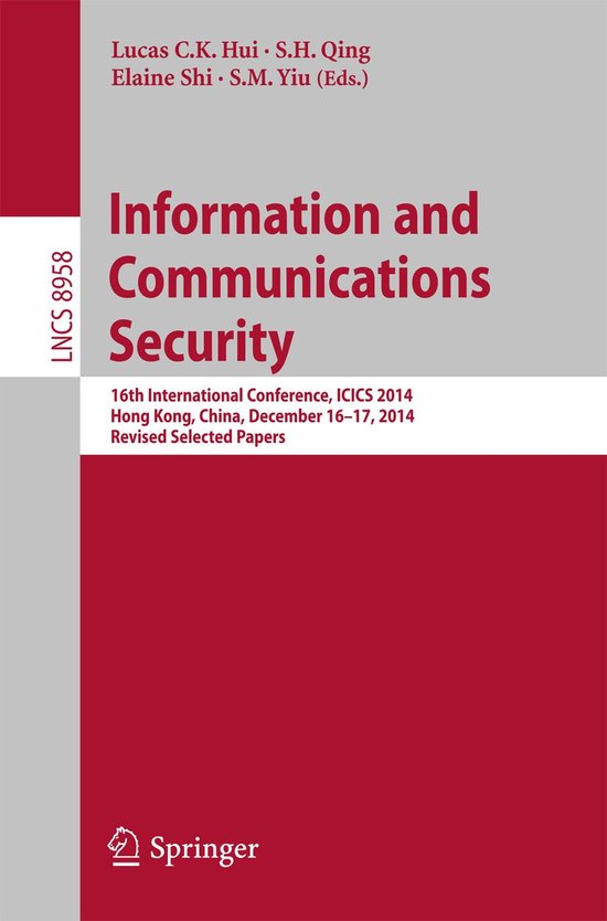 Springer Nature Proceedings Computer Science - Information a ... - cover