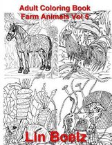 Adult Coloring book Farm Animals Vol 5