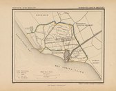 Historische kaart, plattegrond van gemeente Nieuw-Hellevoet in Zuid Holland uit 1867 door Kuyper van Kaartcadeau.com