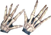 "Korte Handschoenen Skelet voor volwassenen Halloween artikel - Verkleedattribuut - One size"