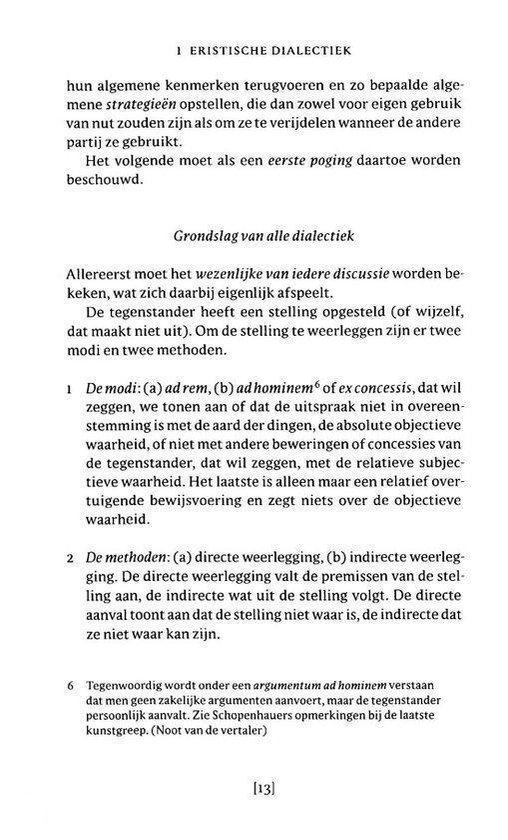 De kunst van het gelijk krijgen