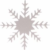 1x Piepschuim ijskristal vormen 30 x 5 cm hobby/knutselmateriaal - DIY - Knutselen - Styropor - Kerstdecoratie schilderen