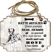 Spreukenbordje hond: DALMATIËR