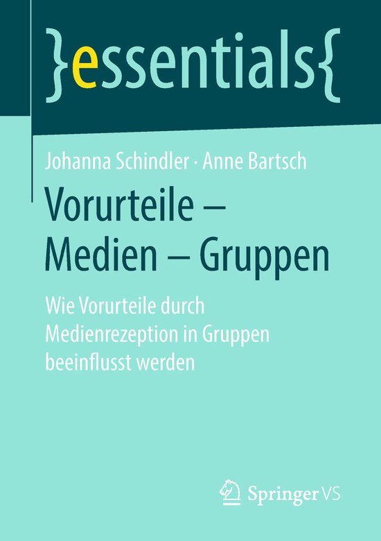essentials - Vorurteile – Medien – Gruppen - cover