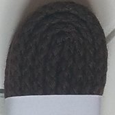 90 cm lange schoenveters in donkerbruin van het Duitse merk Bergal - medium dik - 3.5 x 90 cm Lacets marron foncé 8824 690
