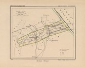 Historische kaart, plattegrond van gemeente Gasselte in Drenthe uit 1867 door Kuyper van Kaartcadeau.com