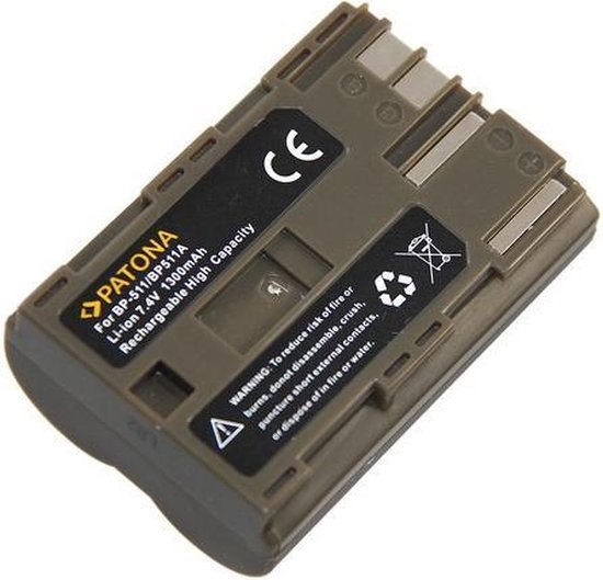 Battery BP-511 BP511 for CANON EOS-1D/D10/D30/D60/300D | bol.com