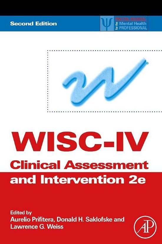 Wisc-Iv Clinical Assessment and Intervention - cover