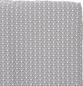 Cottonbaby hoeslaken ledikant Boog zwart/wit