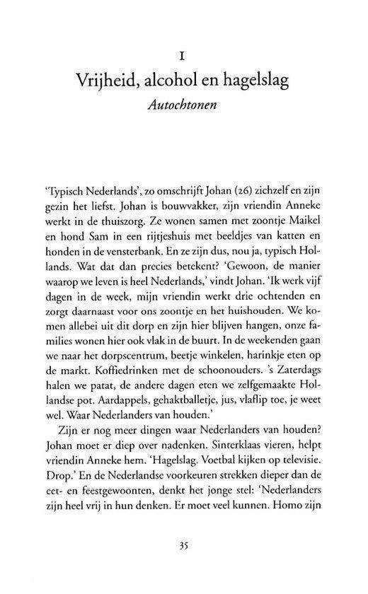 Tekstpagina met de titel 'Vrijheid, alcohol en hagelslag' en het woord 'Autochtone'.