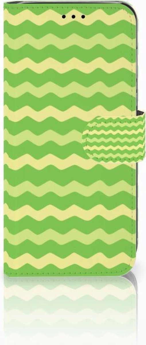 Huawei P20 Lite Telefoon Hoesje Waves Green