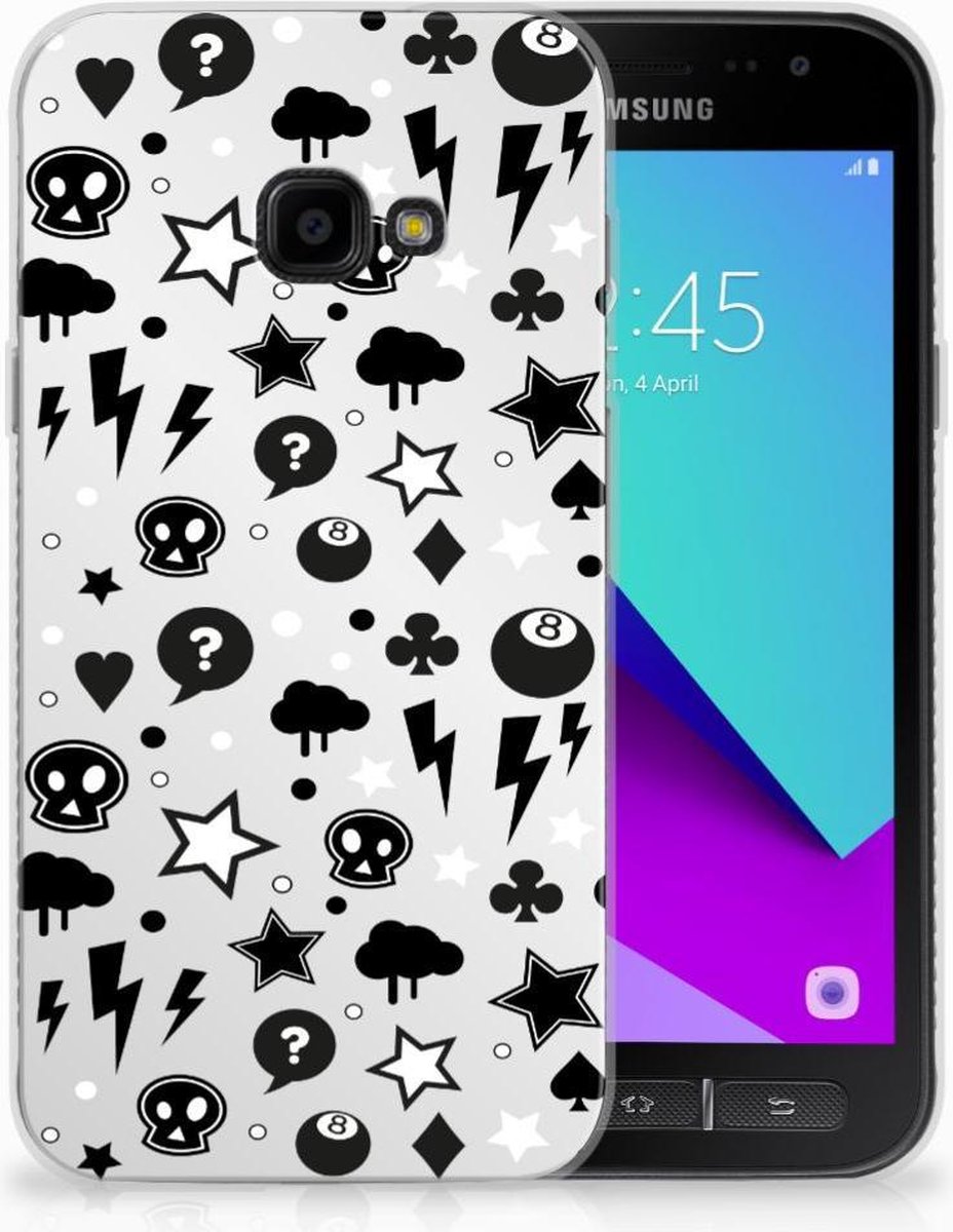 Silicone Back Case Samsung Galaxy Xcover 4 | Xcover 4s Silver Punk