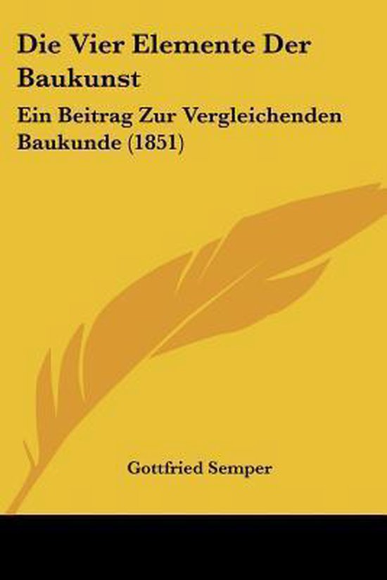 Die Vier Elemente Der Baukunst