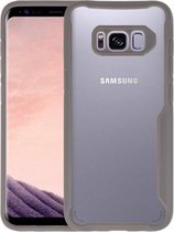 Grijs Focus Transparant Hard Cases - Hoesje Geschikt voor Samsung Galaxy S8