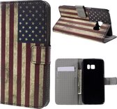 USA vlag agenda wallet hoesje Samsung Galaxy S7