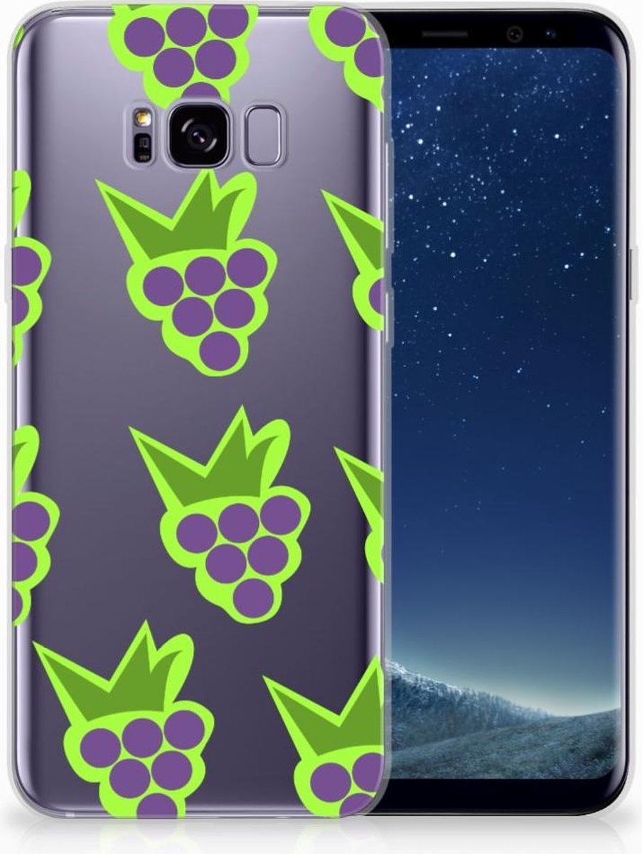 Samsung Galaxy S8 Plus Siliconen Case Druiven